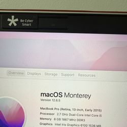 MacBook Pro Early 2015 256gb