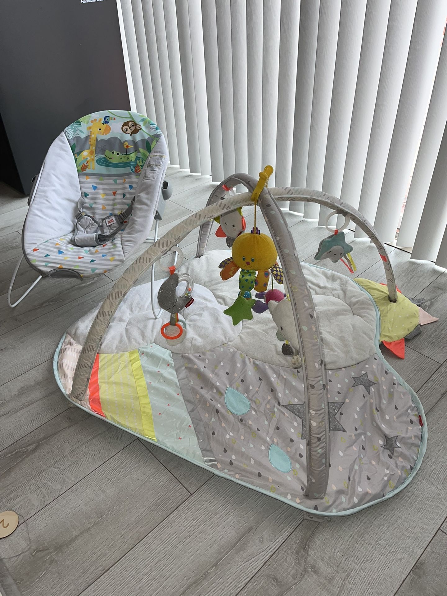 Skip Hop Baby Play Gym & Baby swing chair bouncer
