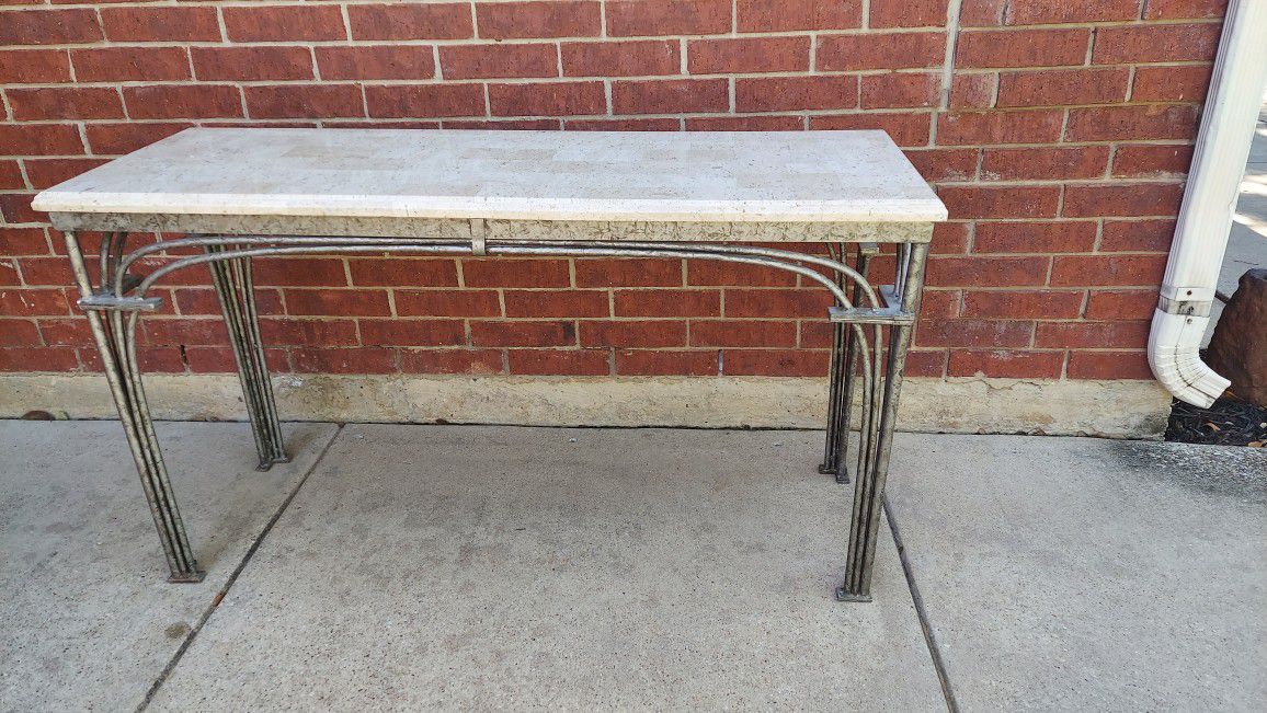 Tile Top Console Table 