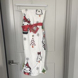 Brand New Hello Kitty Christmas Blanket