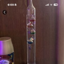 Galileo Glass Thermometer 