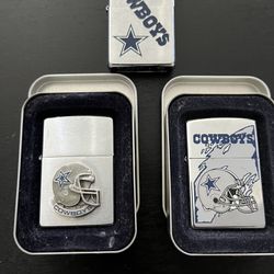 Dallas Cowboys Zippo Lighters.