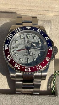 Meteorite pepsi gmt watch