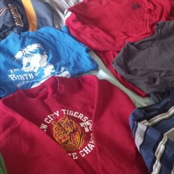 In Exallant Clean Condition Boys Clothes Sizes 8,9,10,11,12 Years Old Lots Of Pants, Shirts, Hoodies, T-shirts, All $25