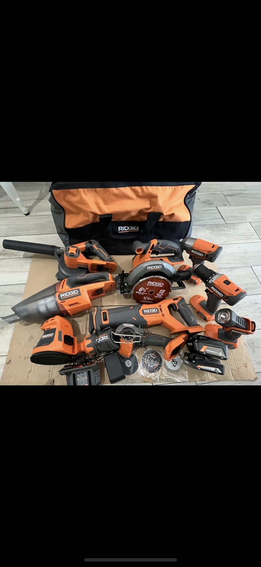 Ridgid 9-Piece Tool Kit
