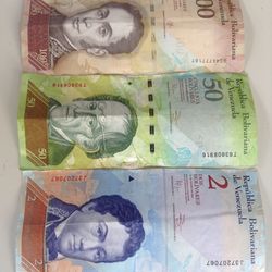 Venezuelan bills $35.00 CASH, TEXT FOR PRICES.