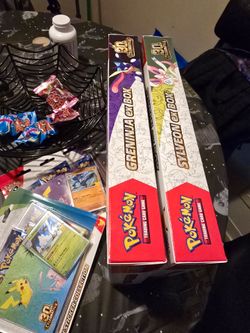 Pokemon Sylveon Ex and Greninja ex Boxes - 30th Anniversary Set
