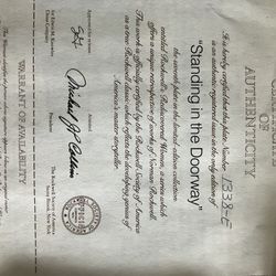 15 Different Normal Rockwell Plates. Most Have original Certificates