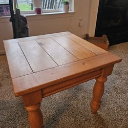 Solid Wood End Table