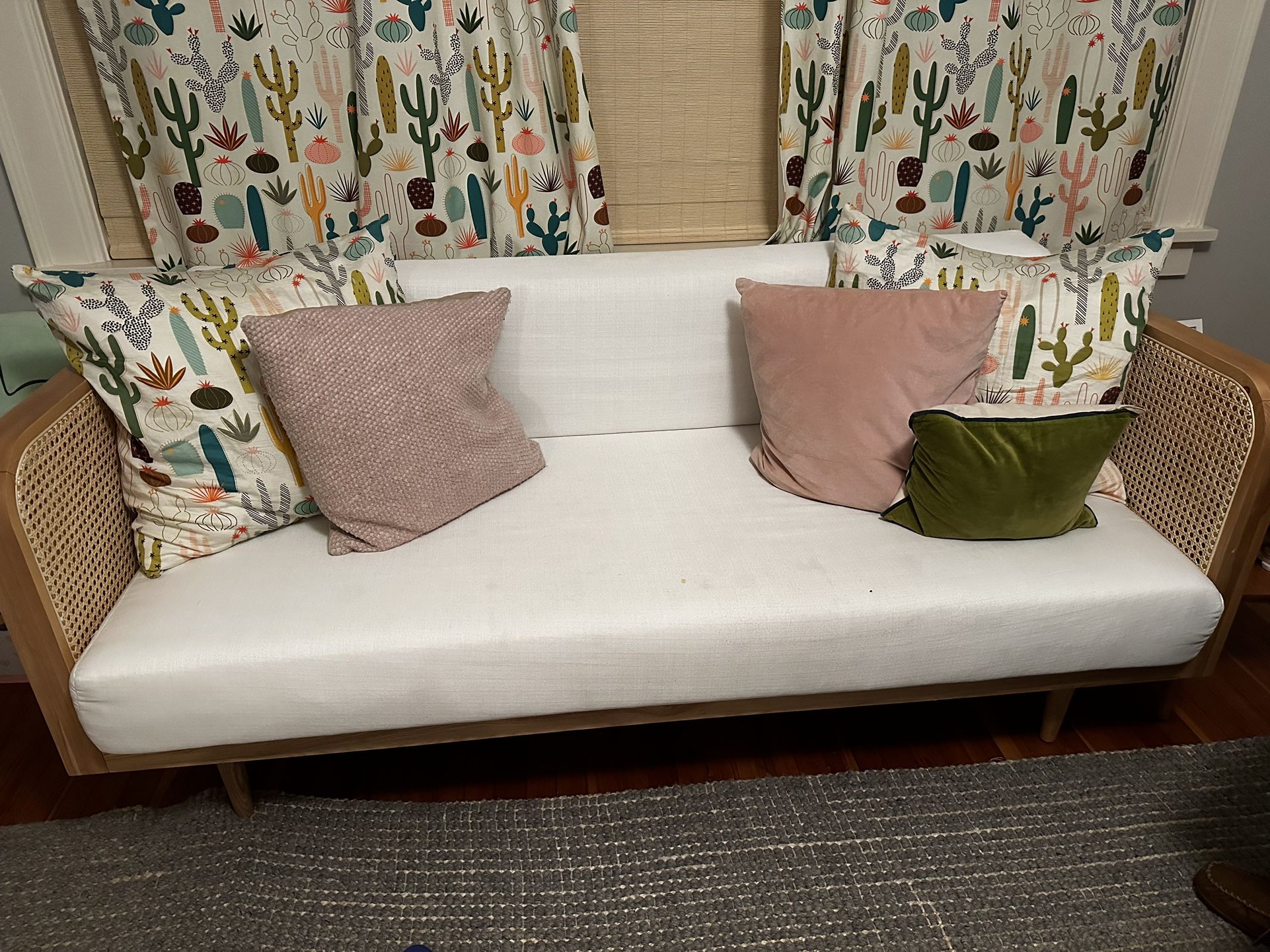 French Cane Daybed - Natural