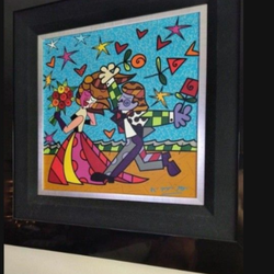LOVE IN THE PARK - Limited Edition Romero Britto