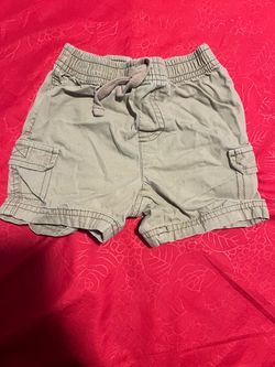 Toddler Gray Cargo Shorts. 18 Months