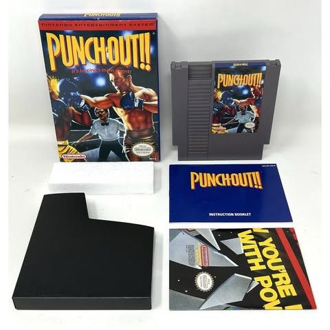 NES Nintendo Entertainment System Punch-Out Boxing Video Game - CIB Complete