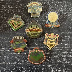 Vintage 80s 90s Los Angeles Dodgers Pins Lot