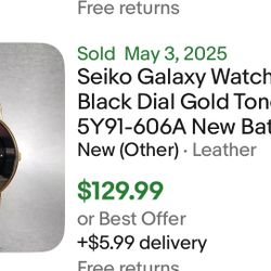 Seiko Men Watch 29mm Galaxy Rare
