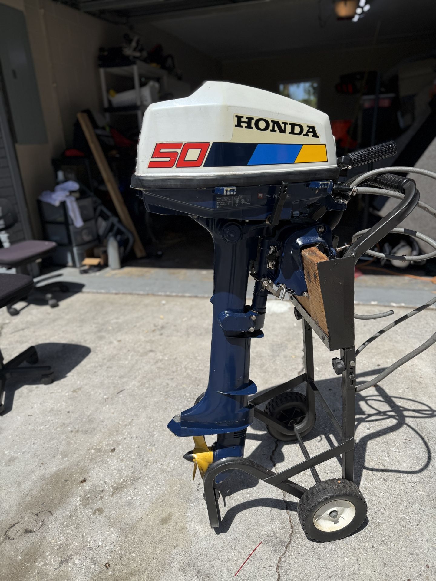 1987 Honda 5.0 HP outboard 4 Stroke