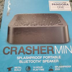 New CRASHERMINI Splashproof Portable Bluetooth SPEAKER