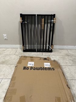 Heavy Duty Freestanding Pet Gate - 104” Wide