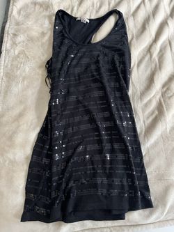 Black Sequin Dress