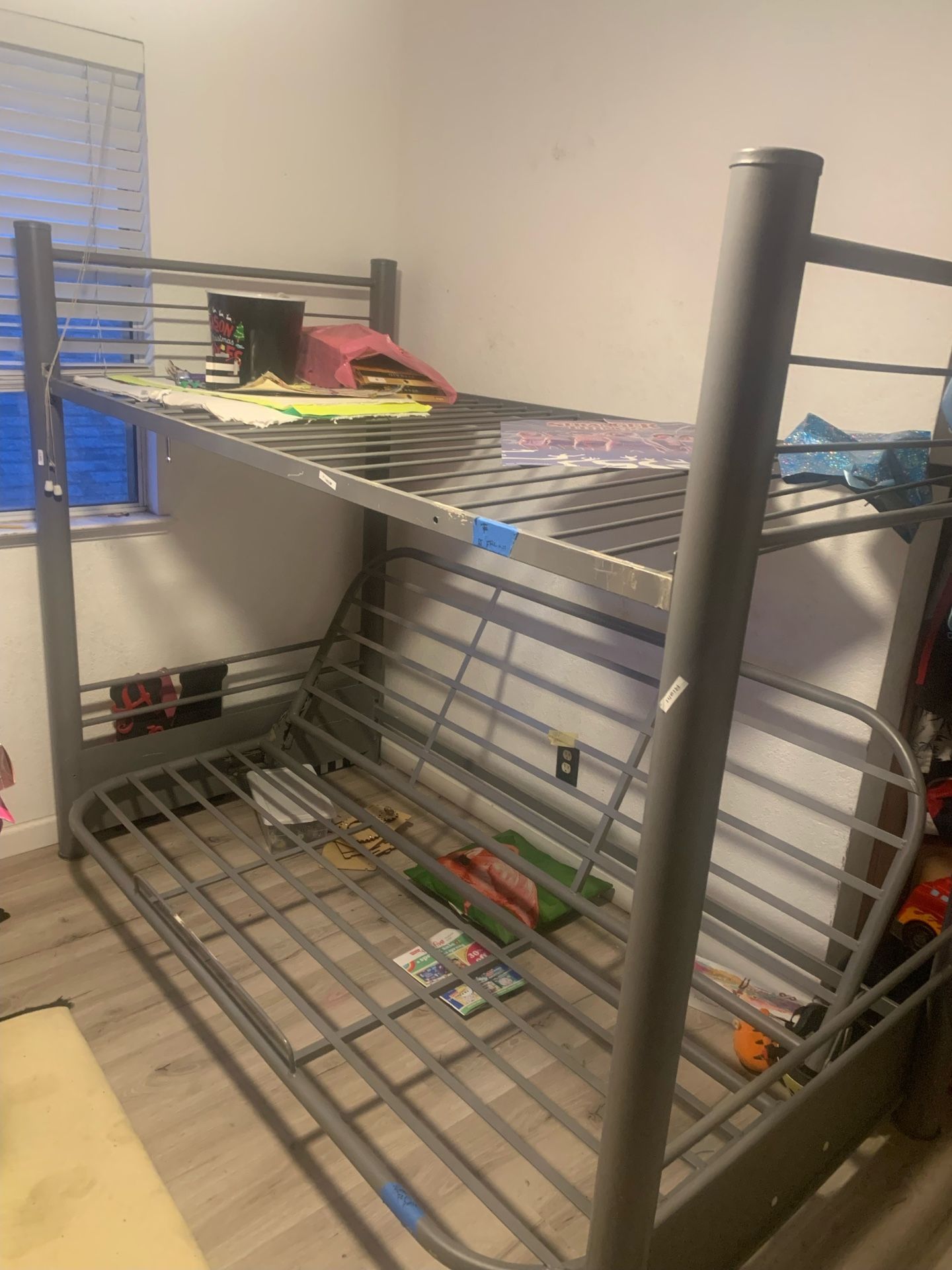 Bunk Bed With Futon Bed 