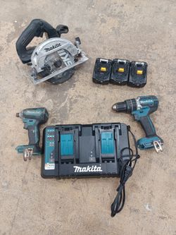 Makita Combo Kit W/ Charger