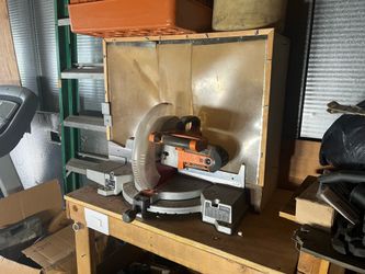 Rigid Miter Saw & Dust collection box