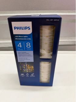 Philips LED Micro Lights 6 Sets Color Changing Warm White/Multi – 6 Boxes