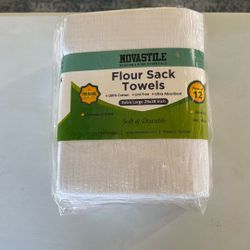 Flour Sack Towels 28x28 Inches for Baking Dish Cloth Kitchen Towel