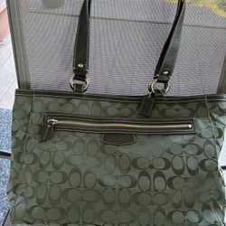 Coach Hunter Green Purse