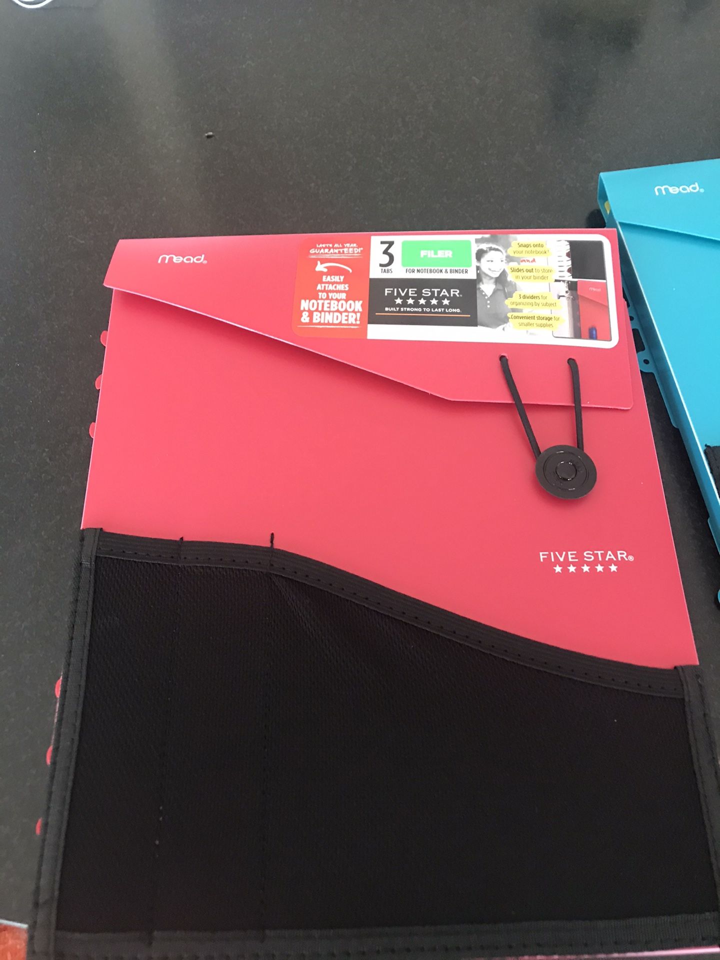 Brand new notebook/binder with tabs