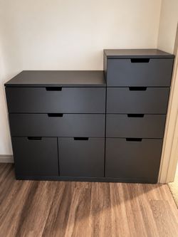 Moving out!!! IKEA Nordli Modular Dresser Set Dark Gray