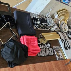 Black/gold/red Graduation Party Supplies Decorations 