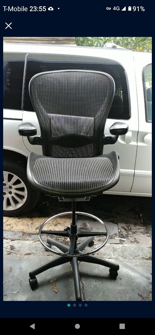 Herman Miller aeron stool Office Chair lab fully loaded Delivery - Main Image