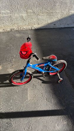 Spider-Man Kids Bike with Training Wheels