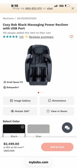 Bobs Furniture Massage Chair