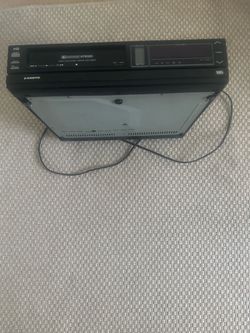 Sanyo VHS VCR player.