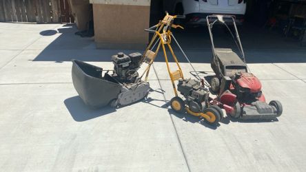 lawn equipment  FREE PICKUP sandstone ln and cobble mountain rd