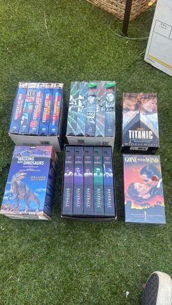 VHS sets 5$ each