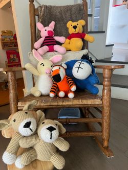 Hand crotched Winnie the Pooh set