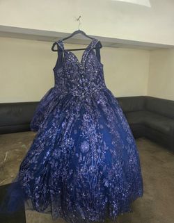 Quincean̈era Dress - Navy Blue