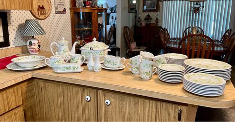 Vintage 1980’s Ironstone Service for 8 Including all Accessories