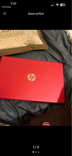 Hp laptop red barely used