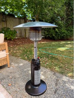 Outdoor table top gas heater