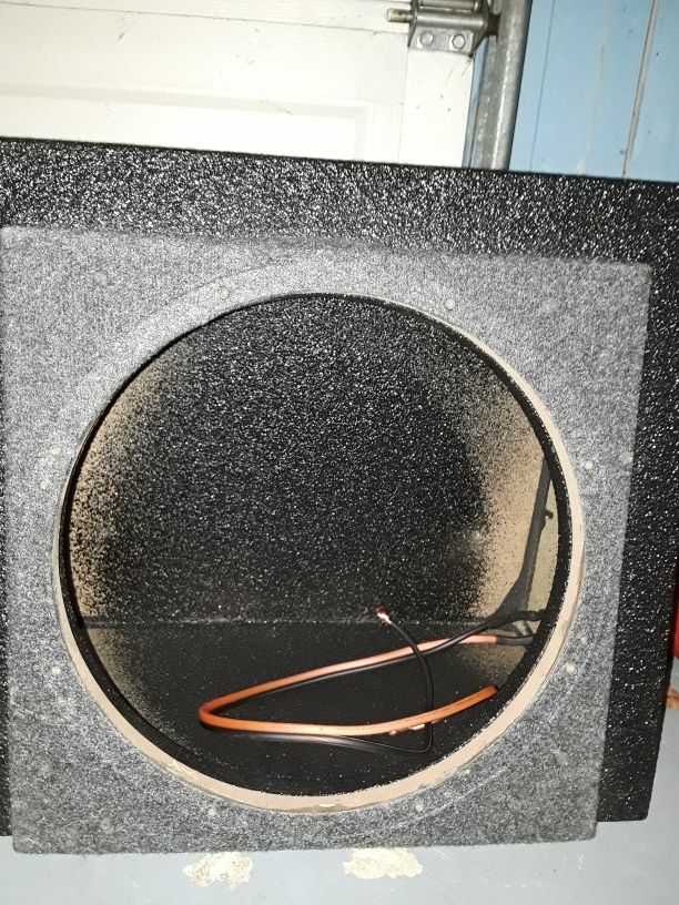 Rhino lined subwoofer box for Sale in San Antonio, TX OfferUp