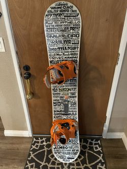 Burton Bullet 157 Snowboard with Flow M9-SE Bindlings for Sale in