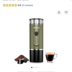 Hydrofast Self-Heating Portable Espresso Machine