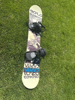 Capita Aeronaut Arthur Longo Pro Model Snowboard + Bindings – Great Condition!