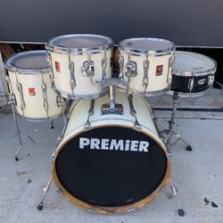 Premier Made in England 5pc Drum Set 22-14-12-10-14” 