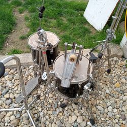 Two Drums And A Few Stands