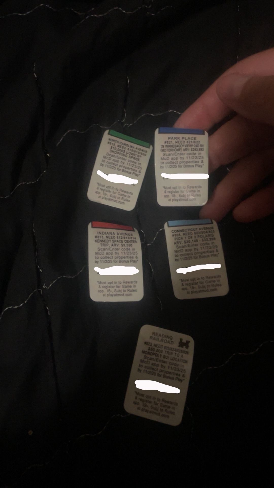 McDonalds Monopoly Game